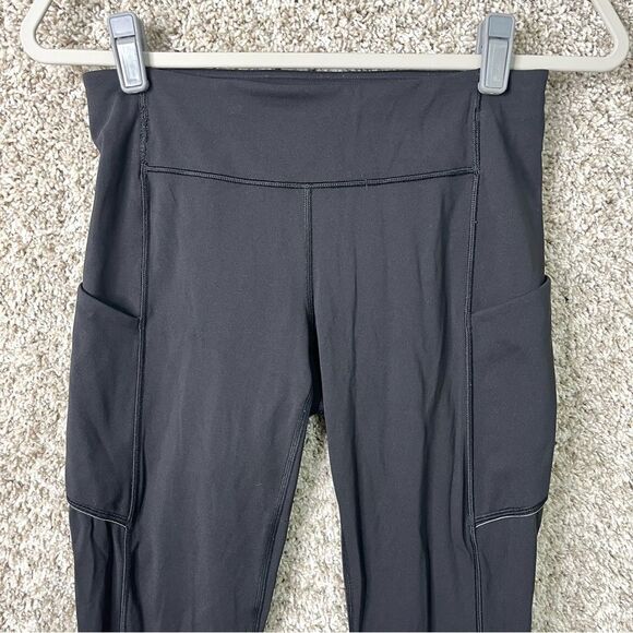 Lululemon Leggings Women’s 6 Black Speed Up Tight 28" Full-On Luxtreme - Picture 5 of 11